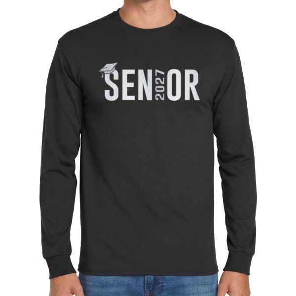 2027 Senior Glitter Long Sleeve Tee Thumbnail