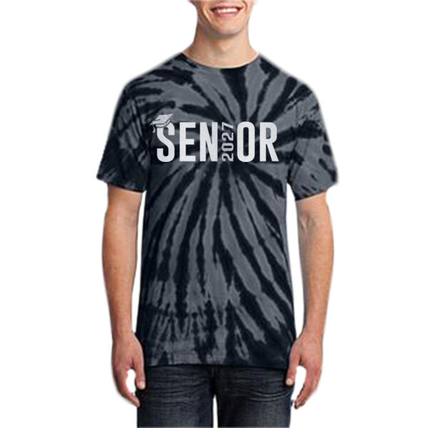 2027 Senior Glitter Tie Dye Tee Thumbnail
