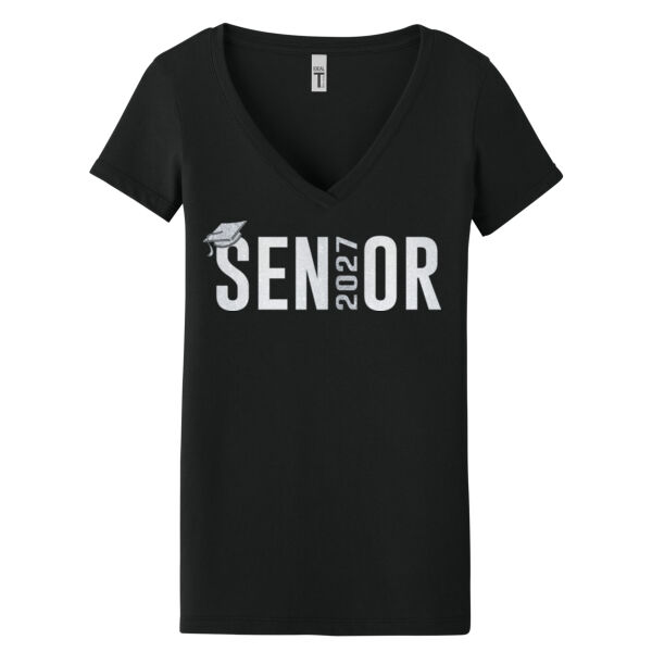 2027 Senior  Glitter Women's Tee Thumbnail